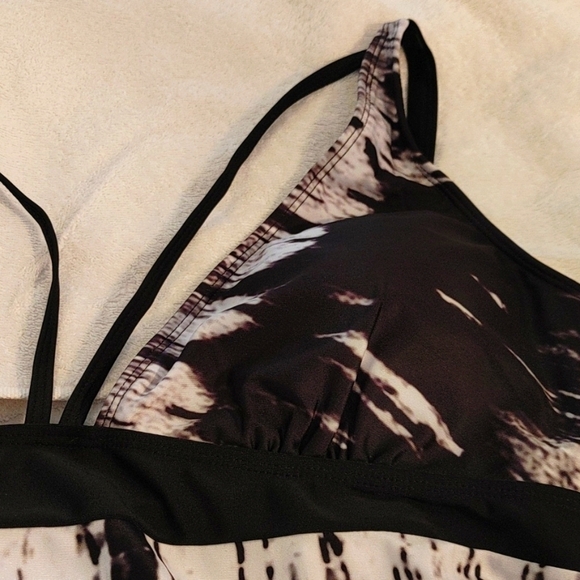 NWOT Amazon Tie Dye Tankini and Boy Shorts Adjustable Padded Crisscross Back 3XL - Picture 14 of 16